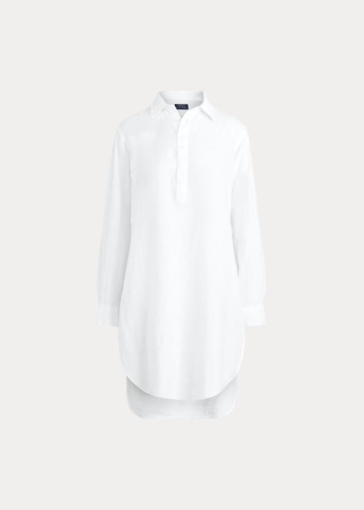 Polo Ralph Lauren Linen Tunic Skjorter Dame Danmark (AEOKV4587)